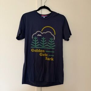 Golden Gate Park Navy Tee